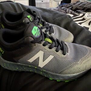 New Balance Black and Neon Green Running Shoes